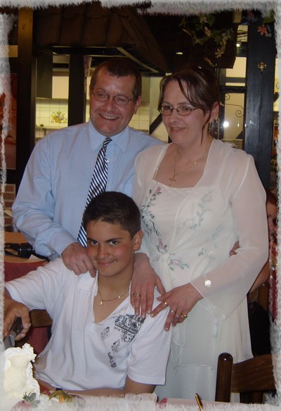 Communion de Massimo le filleul de Thierry