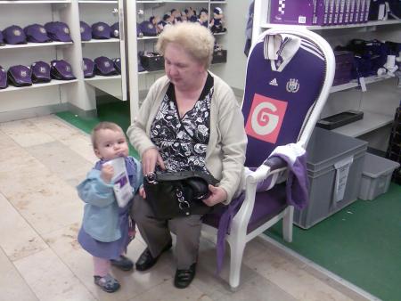 1�re visite pour Sandy au RSCA