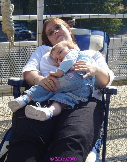 Apr�s midi sur notre terrasse