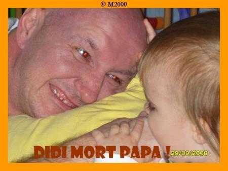 Moment intense de bb et Papa