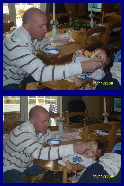 Papa je le tourne en bourrique comme je veux !